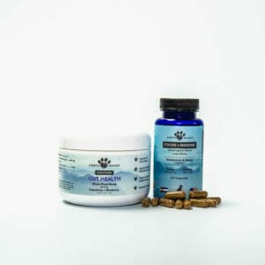 Colostrum Supplement and Mushroom Capsules. Shop CBD pet products on sale at Earth Buddy.