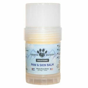 picture of Earth Buddy CBD paw and skin balm as perfect gifts for pet owners