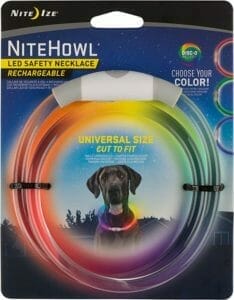 picture of led light up collar as recommended gift for pet owners