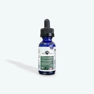 Earth Buddy’s Allergy & Immune Support Mushroom Tincture for pets.